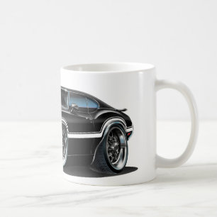 Taza De Café Coche negro del machete 442 de Olds