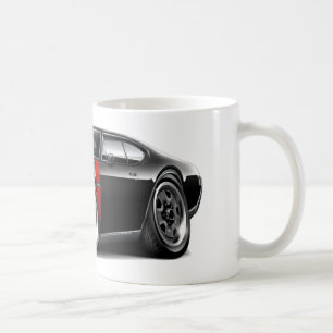 Taza De Café Coche Negro-Rojo 1968 de Olds 442