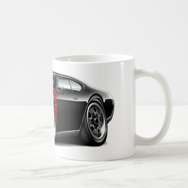 Taza De Café Coche Negro-Rojo 1968 de Olds 442 (Derecha)