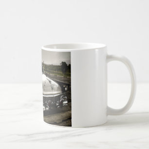 Taza De Café Coche policía del vintage