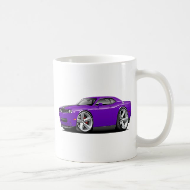 Taza De Café Coche Púrpura-Negro del desafiador SRT8 (Derecha)