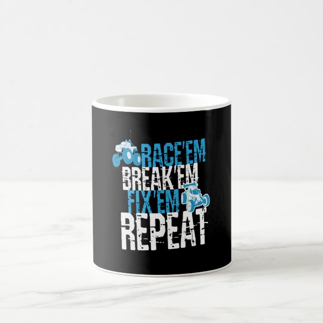 Taza De Café Coche RC RaceEm FixEm (Centro)