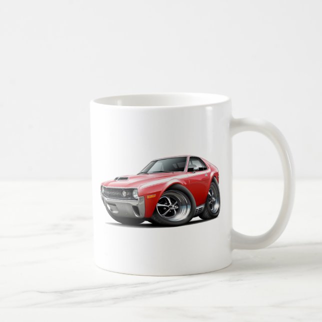 Taza De Café Coche Rojo-Blanco de 1970 AMX (Derecha)