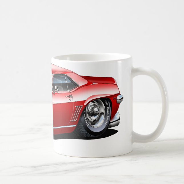 Taza De Café Coche Rojo-Negro 1969 de Camaro (Derecha)
