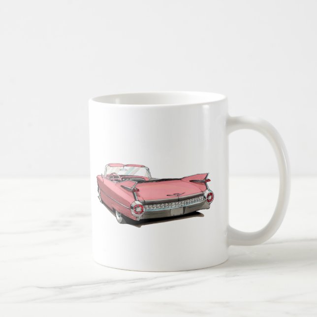 Taza De Café Coche rosado 1959 de Cadillac (Derecha)