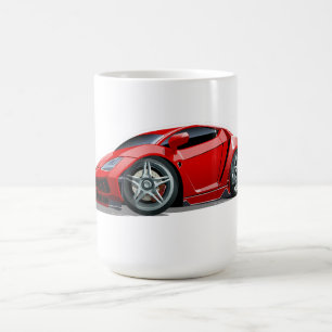 Taza De Café Coche súper de dibujos animados
