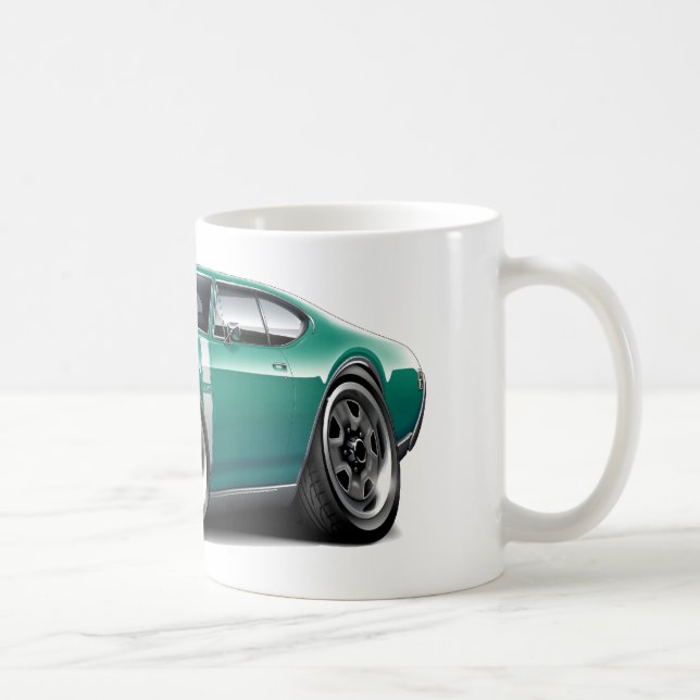 Taza De Café Coche Trullo-Blanco 1968 de Olds 442 (Derecha)