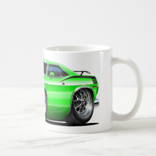 Taza De Café Coche verde 1970 de Plymouth Cuda