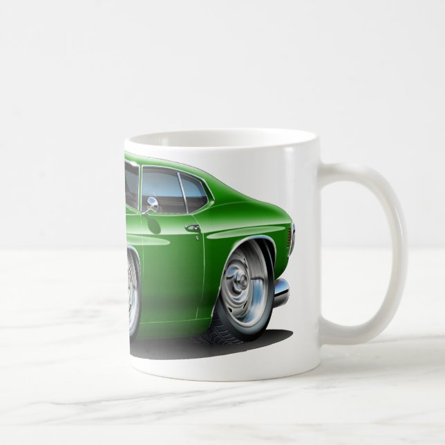 Taza De Café Coche verde 1971-72 de Chevelle (Derecha)