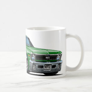 Taza De Café Coche verde de Chevy Nova