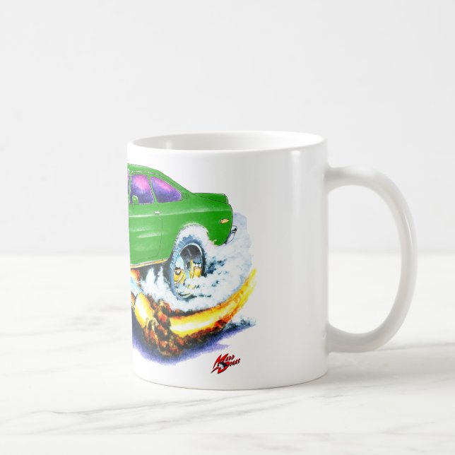 Taza De Café Coche verde de Chevy Vega (Derecha)