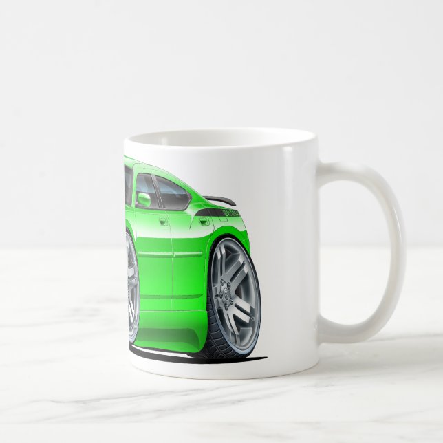 Taza De Café Coche verde de Daytona del cargador de Dodge (Derecha)