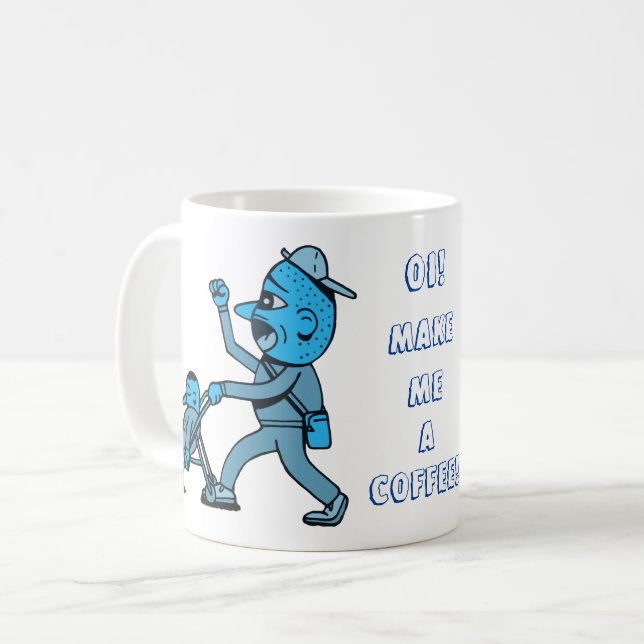 Taza De Café Cochecito de bebé. (Anverso izquierdo)