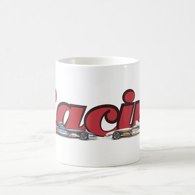 Taza De Café Coches de carreras (Centro)