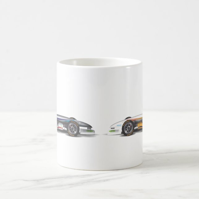 Taza De Café Coches de Carreras (Centro)