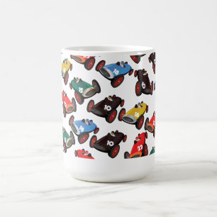 Taza De Café Coches de Carreras Clásicos
