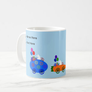 Taza De Café Coches de carreras de conejo #1 Mug