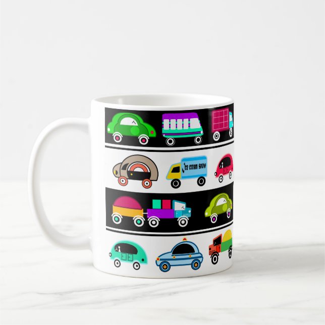 Taza De Café Coches divertidos (Izquierda)