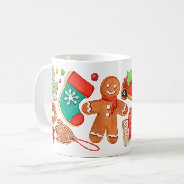 Taza De Café Cocina azucarera de Navidades cutáneos (Anverso izquierdo)