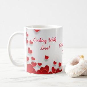 Taza De Café Cocina con amor Corazón Mug