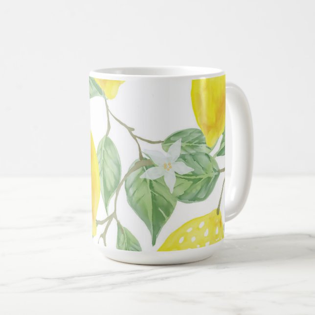 Taza De Café Cocina de diseño de limón (Anverso derecho)