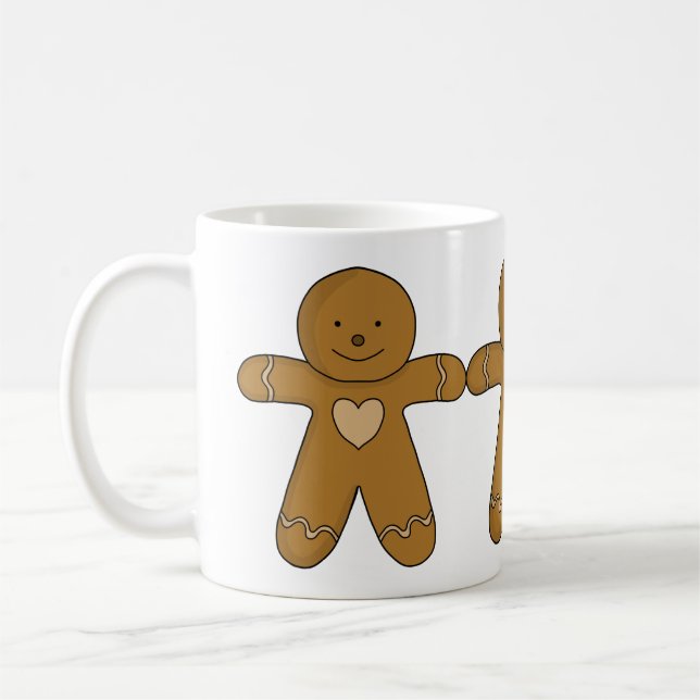 Taza De Café Cocina de los Navidades del hombre del pan de jeng (Izquierda)