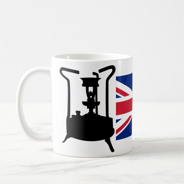 Taza De Café Cocina de presión de Union Jack y Paraffin (Izquierda)