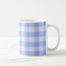 Cocina retro Kitschy blue gingham