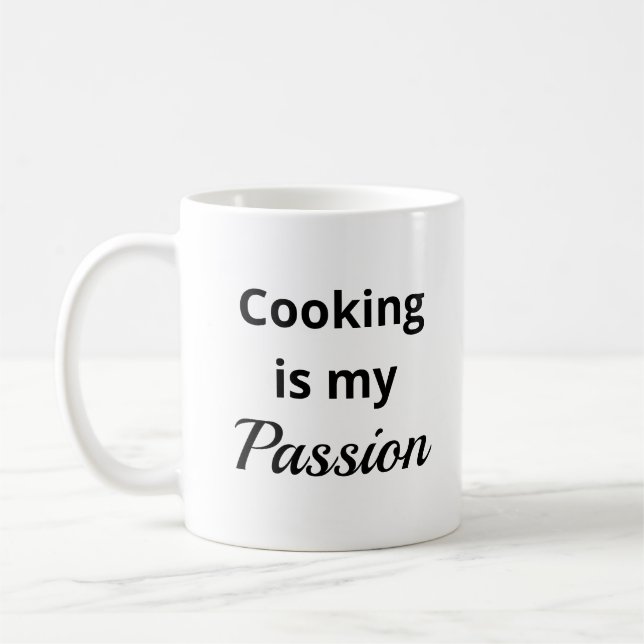 Taza De Café Cocinar es mi pasión Coffee Mug (Izquierda)