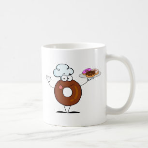 Taza De Café Cocinero amistoso del buñuelo