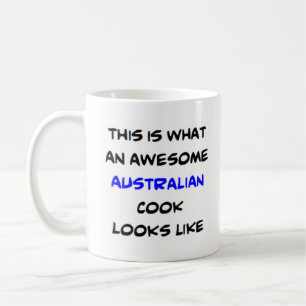 Taza De Café cocinero australiano, impresionante