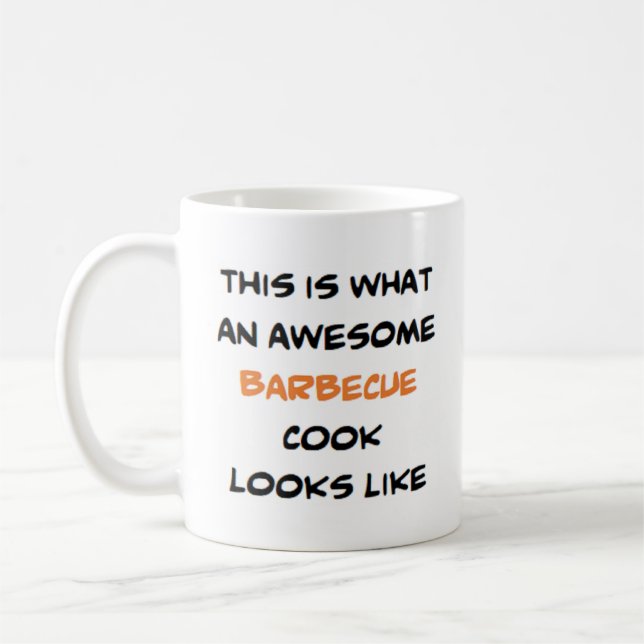 Taza De Café cocinero barbacoa, genial (Izquierda)