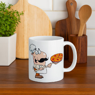 Taza De Café Cocinero de pizza
