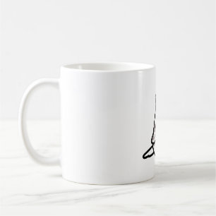 Taza De Café Cockatiel de piel de caracol blanco