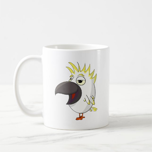 Taza De Café Cockatoo Parrot Mug (Izquierda)