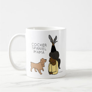 Taza De Café Cocker español personalizado Mama Coffee Mug