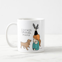Taza De Café Cocker español personalizado Mama Coffee Mug