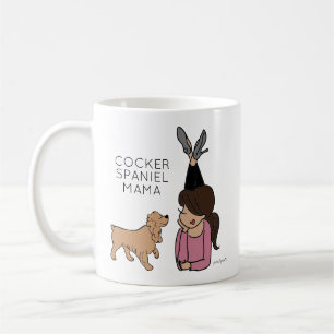 Taza De Café Cocker español personalizado Mama Coffee Mug