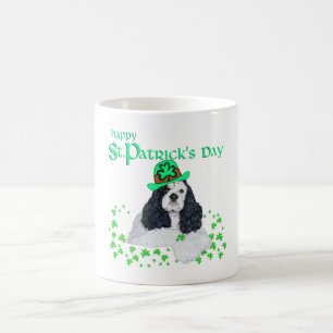 Taza De Café Cocker Spaniel Americano Día de San Patricio