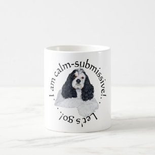 Taza De Café Cocker Spaniel Americano Tranquilo Sumiso