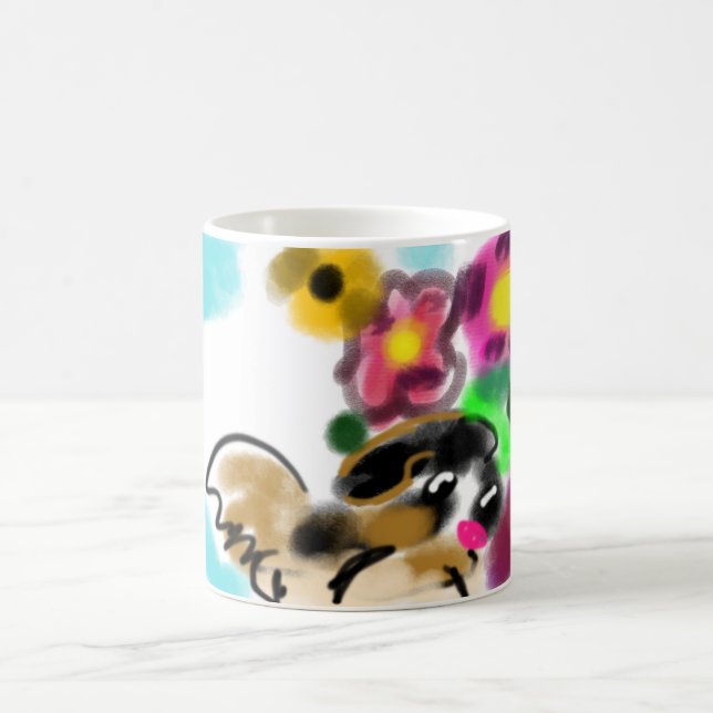 Taza De Café Cocker spaniel de king charles  (Centro)
