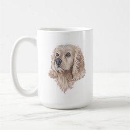 Taza De Café Cocker Spaniel Dog Mug | 15 oz