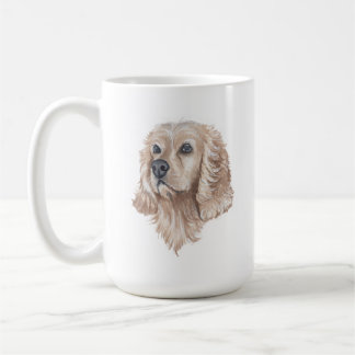 Taza De Café Cocker Spaniel Dog Mug | 15 oz
