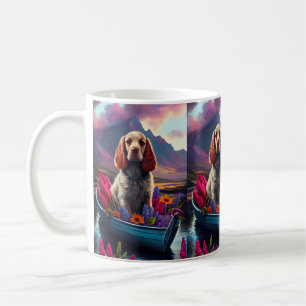 Taza De Café Cocker Spaniel en una paleta: Una aventura escénic