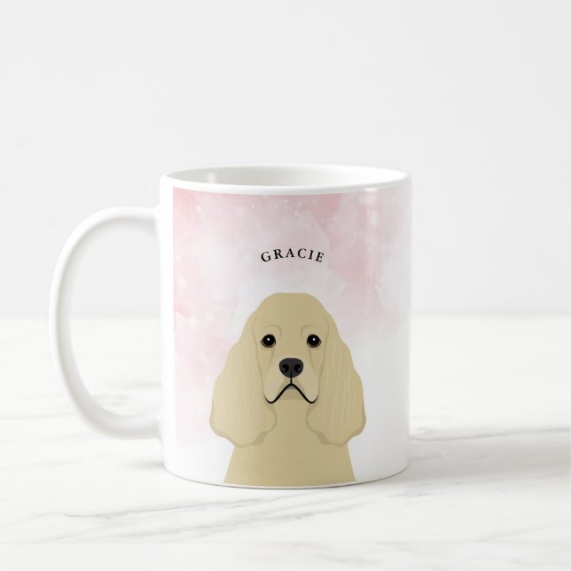 Taza De Café Cocker Spaniel Mugs (Izquierda)