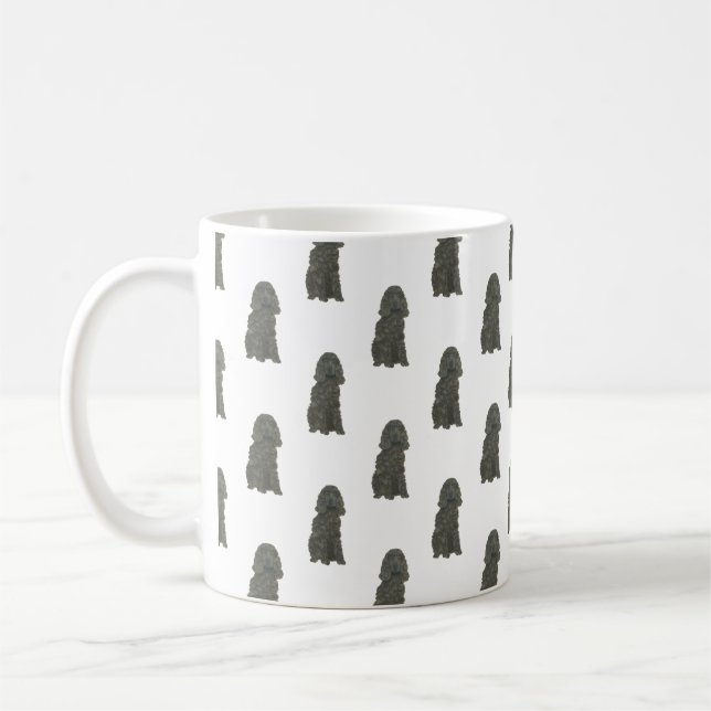Taza De Café Cocker Spaniel (negro) (Izquierda)