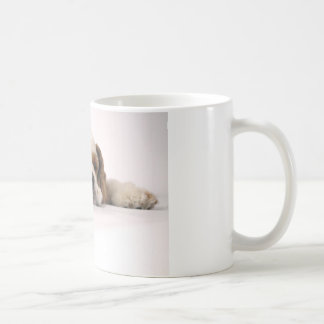 Taza De Café Cocker spaniel rojo/blanco el dormir