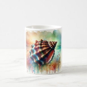 Taza De Café Cockle in Watercolor Artistry 070824AREF128 - Wate