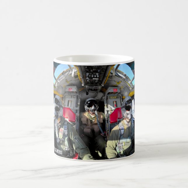 TAZA DE CAFÉ COCKPIT DE ESTRATOFORTRESS B-52H (Centro)