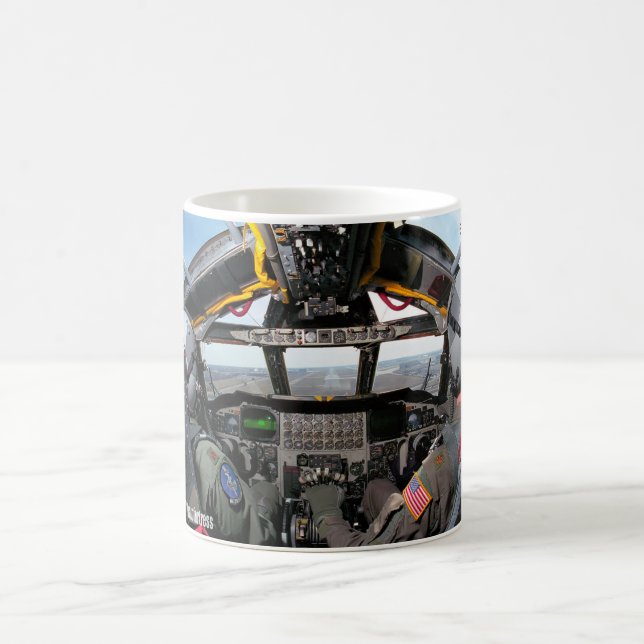 TAZA DE CAFÉ COCKPIT DE ESTRATOFORTRESS B-52H (Centro)